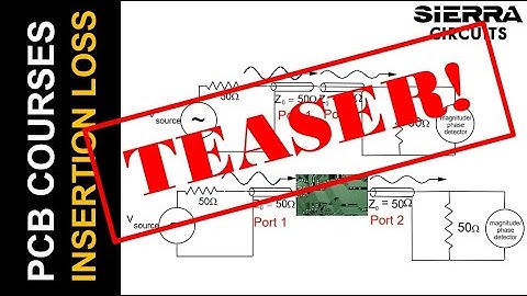 Insertion Loss by Prof. Eric Bogatin | Webinar Teaser | Sierra Circuits