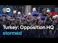 Turkish police storm opposition CHP party HQ amid power struggle | DW News