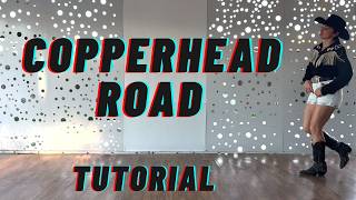 BEGINNER LINE DANCE LESSON - TUTORIAL - Copperhead Road!