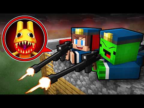 JJ and Mikey Became FBI SNIPERS and hunted the ANOMALY From ANIMAL HOSPITAL in Minecraft! - Maizen