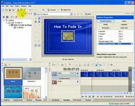 DVD Architect - How to Make Button