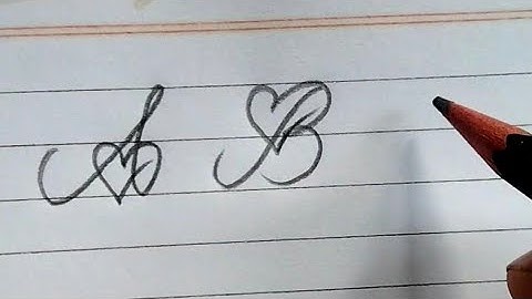 How to Write Heart font letters | Amazing creative alphabets