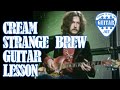 Strange Brew - Cream Guitar Lesson / Tutorial