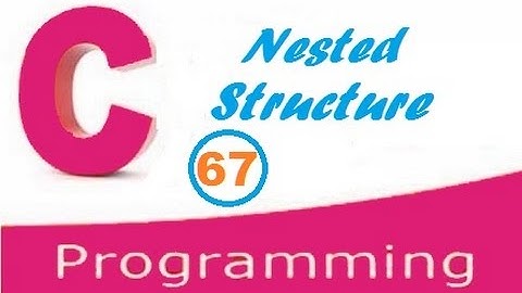 Nested structures in c programming