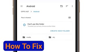 Fix Can't use this folder To protect your privacy choose another folder Problem || Solved
