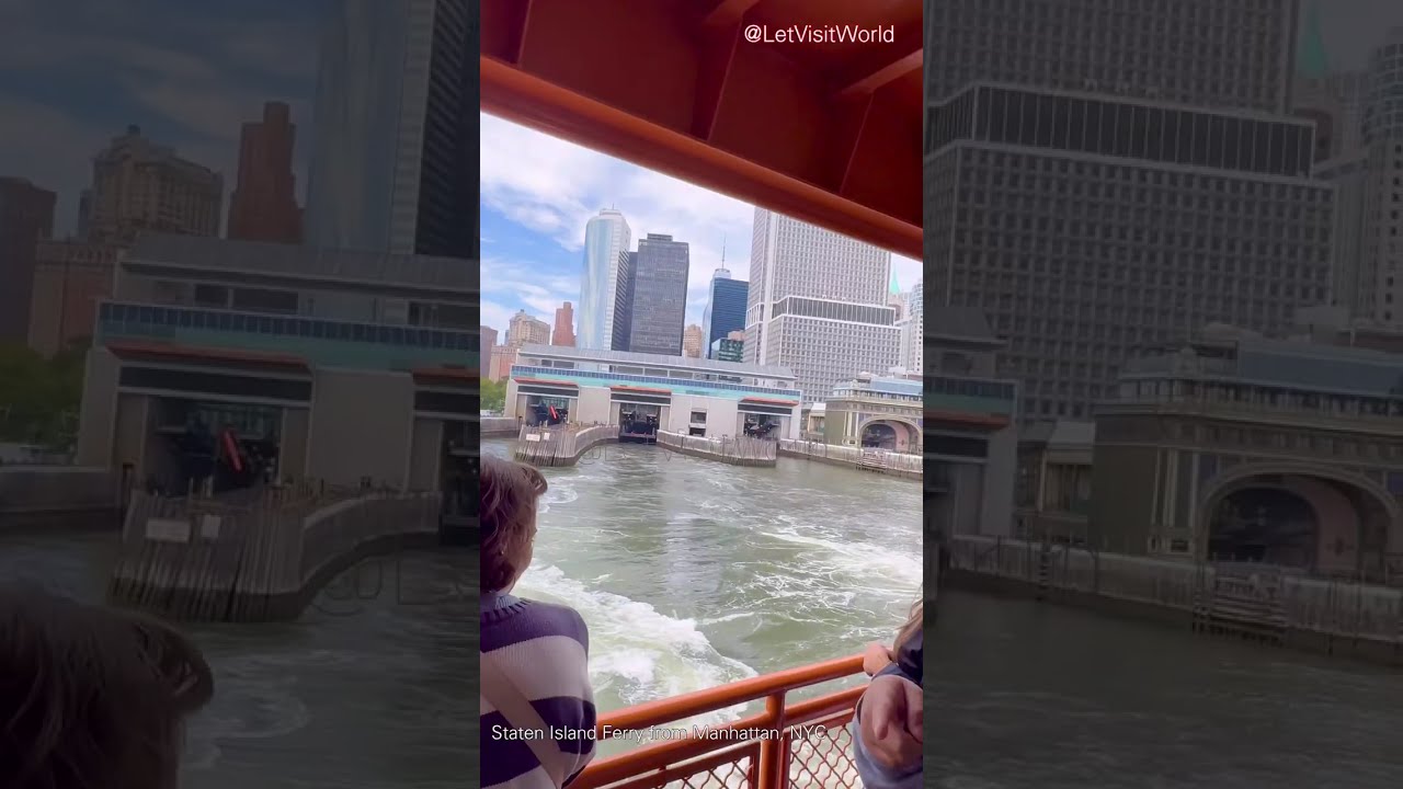 Паром Статен-Айленд: панорама Манхэттена в движении