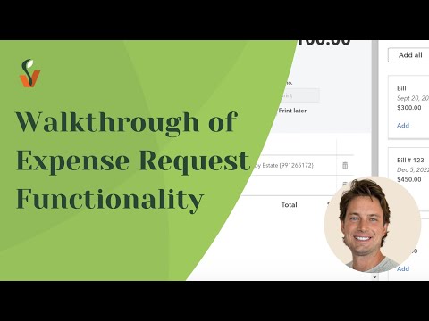 Walkthrough of Expense Request Functionality