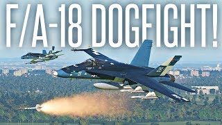 DCS IS TERRIFYINGLY REAL  F/A18 First Ever Dogfights! feat. Ralfidude