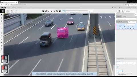 Objects interpolation in CVAT v1.0.0