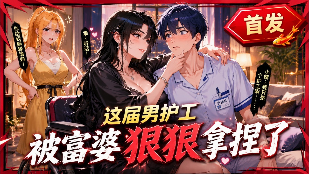 🦞【40min首发完结一口气】深夜爽番丨别动！我是你小姨的私人男护《这届男护工，被富婆狠狠拿捏了》#龙虾漫剧 #动态漫画 #漫剧 #comicdrama