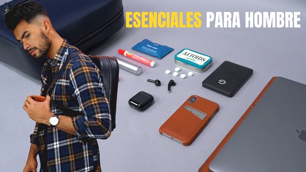 Qué Hay En Mi Mochila? - 10 Artículos Que TODO Hombre Debería Tener -  YouTube