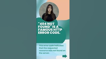 404 Not Found is a famous HTTP error code | 404 Not Found Error Code #404 #404error