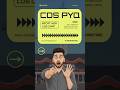 CDS-1 2026 EXAM PREPARATION PYQ QUESTIONS | CDS NDA AFCAT CAPF UPSC SSC EXAM | #nda #cds #army #ai