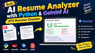 Details Build an AI Resume Analyzer with Python & Gemini AI | ATS Resume Checker News