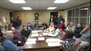Brookville Town Council 3.11.15, Brookvile IN