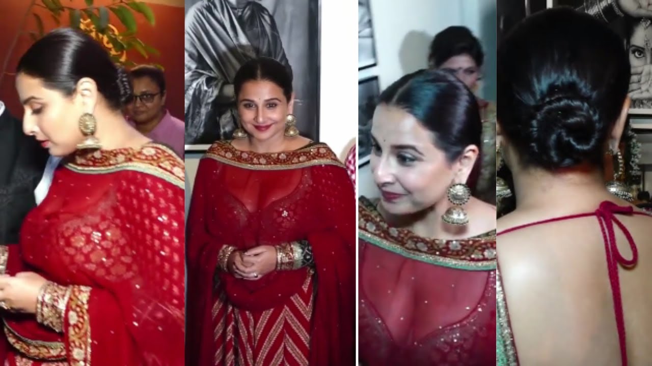 Vidya Balan Looks More Young In Latest Appearance In Red Dress At vidya-balan-looks-more-young-in-latest-appearance-in-red-dress-at