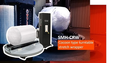 Wulftec SHM-CRW / Semi-automatic cocoon stretch wrapper
