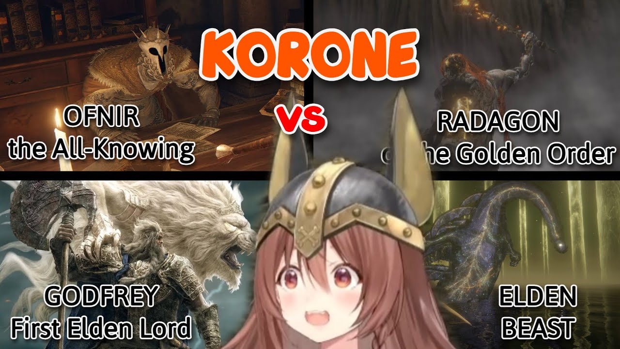Korone's Reactions to the Final Bosses of Elden Ring Were Definitely Worth the Wait [Hololive]