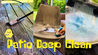 Full Patio Deep Clean☀️🧼🪣 by Sandra Vlogz 1,785 views 8 days ago 3 minutes, 10 seconds