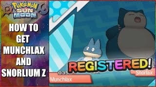 Pokémon Sun and Moon Munchlax event giveaway - how to use Mystery Gift to  download Snorlax Z move Snorlium Z for free