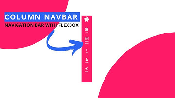 Column Navbar Navigation bar HTML CSS JavaScript Tutorial | CSS Tutorial
