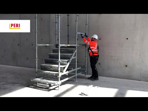 PERI UP Scaffolding Stair Tower Demonstration | PERI