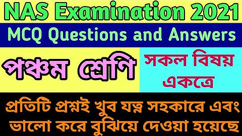NAS Class 5 MCQ Adaptation Solved 2021 Model Question Paper All Answers