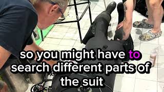 How to find & repair a drysuit leak with Aquaseal