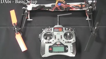 Stingray 500 Setup Vid# 4K - DX6i transmitter initial setup