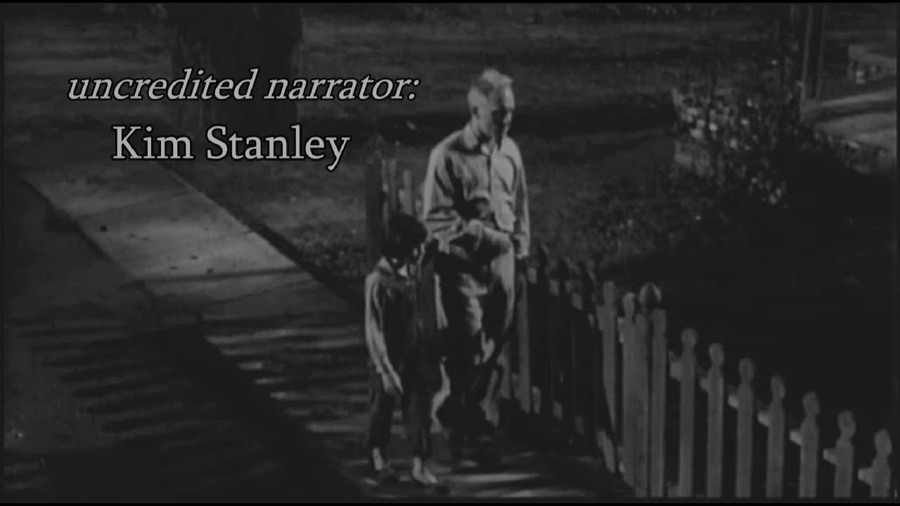 To Kill a Mockingbird uncredited narrator Kim Stanley YouTube