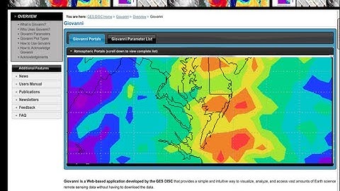 NASA Earthdata Webinar Series: Giovanni - Access and Visualize Earth Science Data Online