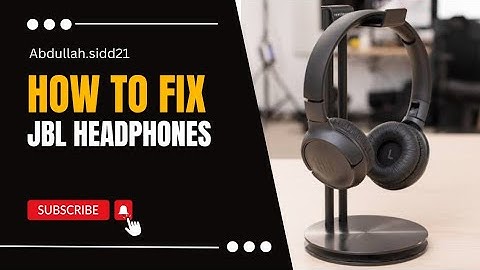 How to fix JBL Headphones where one side does not work (eg: JBL Tunes 510BT)