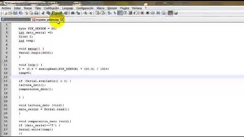 Sensor de temperatura  lm35 arduino con java