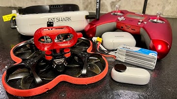 FVP Drone Betafpv 95x V3 Analog With Insta 360 go 2 Cinewhoop Flying footage