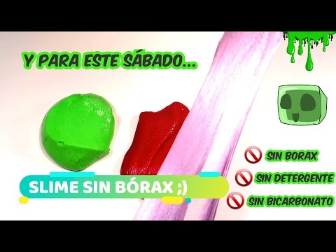 Y para este sábado.... EL MEJOR SLIME SIN BORAX NI DETERGENTE
