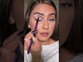 A quick and easy Holiday Eyeshadow Hack🤍 Have you tried the eyelash curler hack? . .
