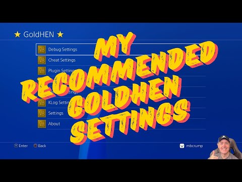 My Recommended GoldHEN Settings for PS4 11.0