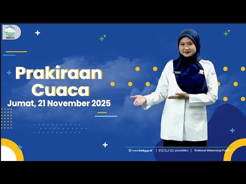 Prakiraan Cuaca Esok Hari Jumat 21 November 2025