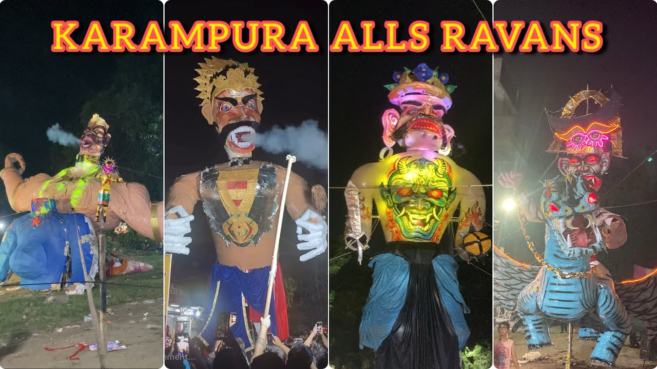 Karampura 2025 ka ravan 💯alag alag creativity ke Ravan 😱