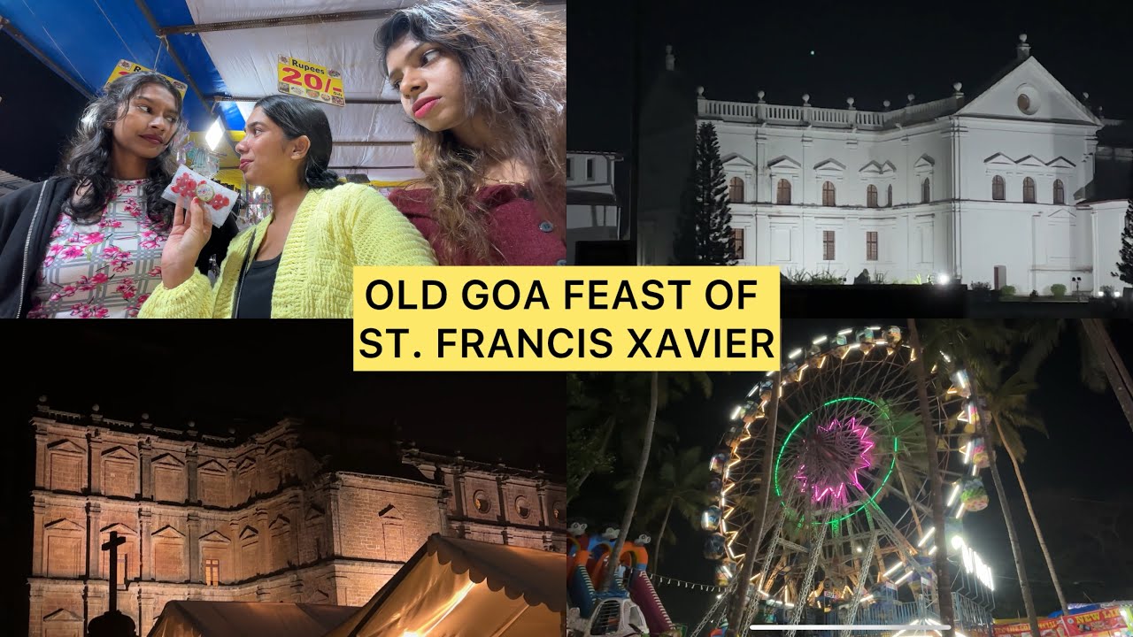 Feast Week Begins! Old Goa Fair 2025 Vlog with Cousin | Bom Jesus Basilica & Se Cathedral