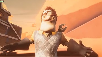 NEIGHBOR Hello Engineer JUMPSCARE   Hello Engineer Scrap Machines Constructor