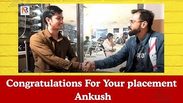100% Job Guarantee Training Success | Ankush Placed at Nefraa Infoservices 🎯