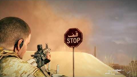 Spec Ops  The Line  - Starting Area Stop Sign