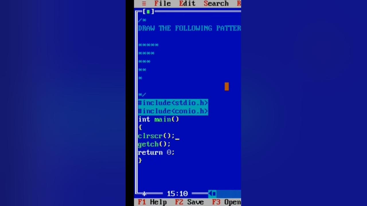 Pattern Program in C Programming - YouTube