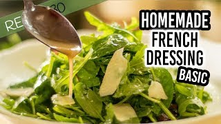 Homemade french salad dressing with ...