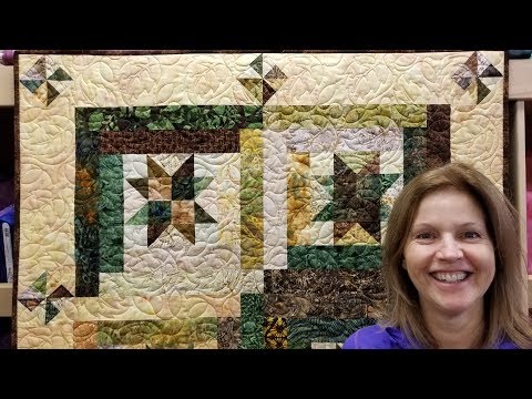 Part 1: Starry Log Cabin Quilt From a Jelly Roll!