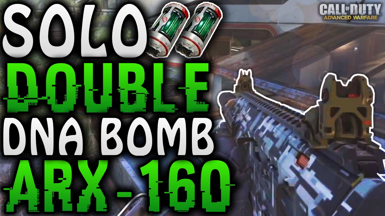 Advanced Warfare: ARX-160 "SOLO DOUBLE DNA BOMB"! - Fearing For Your Life! (COD: AW Gameplay)