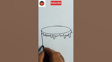 Draw a simple cake using these simple steps #shorts #ashortaday Canvassing Passion