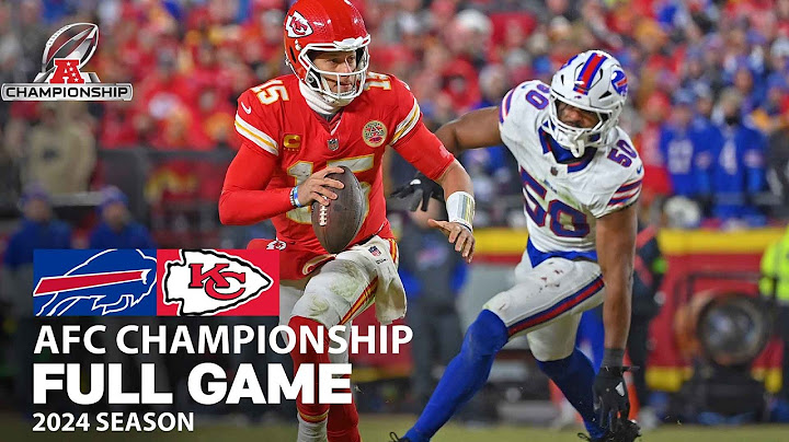 Buffalo Bills vs. Kansas City Chiefs FULL GAME | AFC Championship NFL 2024 Season