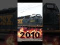 The evolution of CSX SD40-2 8870